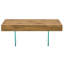 Cohette MDF Coffee Table with Tempered Glass Legs-115277795