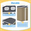 8x12 FT Outdoor Metal Storage Shed, Large Storage Sheds with Sturdy Frame Structure, Metal Garden Tool Shed with Lockable Door for Garden, Lawn, Backyard