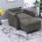Adjustable Recliners With Storage And Usb, Foam Wood Gray
