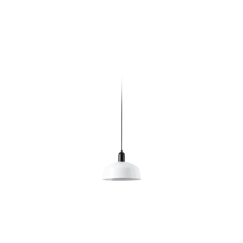 Luminaire suspendu en métal 1L Tatawin M, Blanc