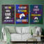 «Gamer At Play I», art textuel encadré sur toile 3 pièces-91886940-91886947