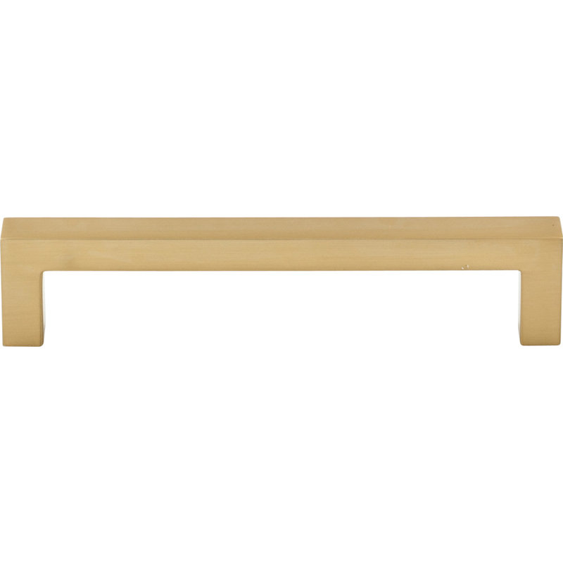 Square Bar pull, Honey Bronze, 5 1/16" Center to Center