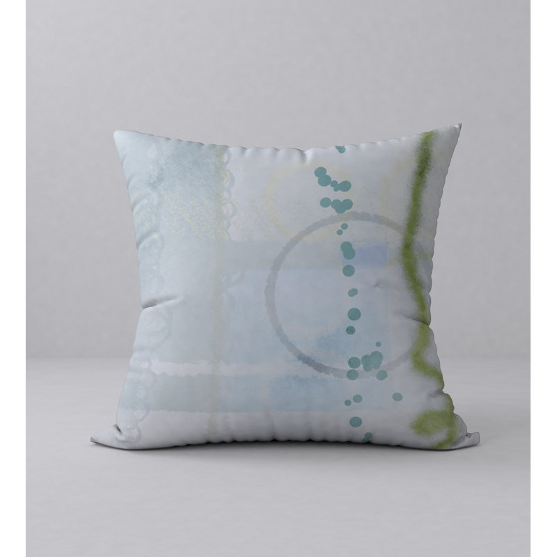 Abstract Throw Pillow, 24" H x 24" W