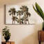 «Blush Palms», toile tendue avec châssis-868797330