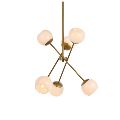 Lustre sphérique spoutnik 6 lumières Geza