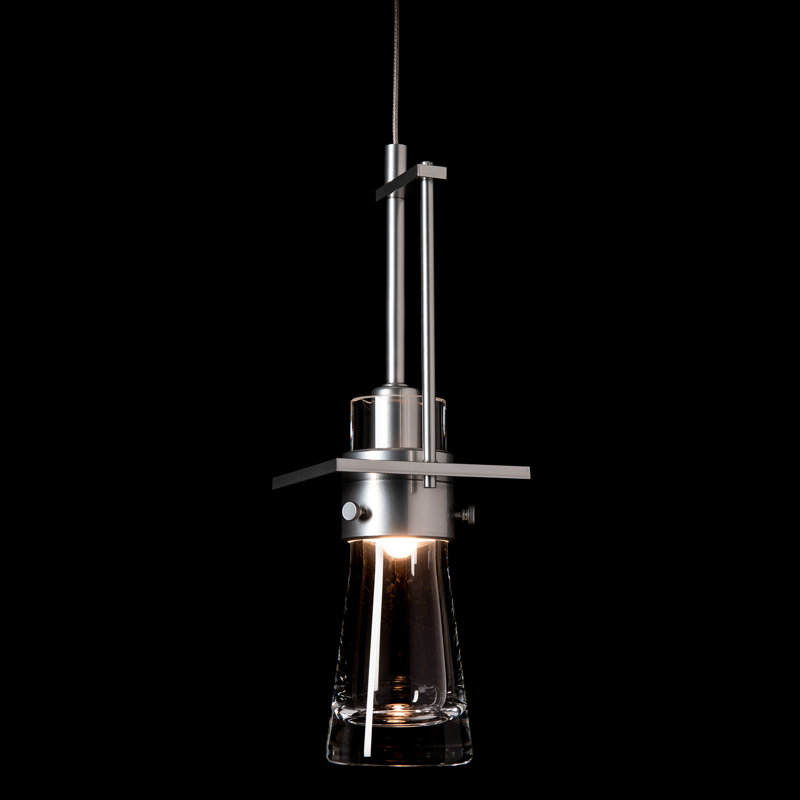 Erlenmeyer 1 - Light Single Bell Pendant, 12" H x 4" W x 4" D, Sterling