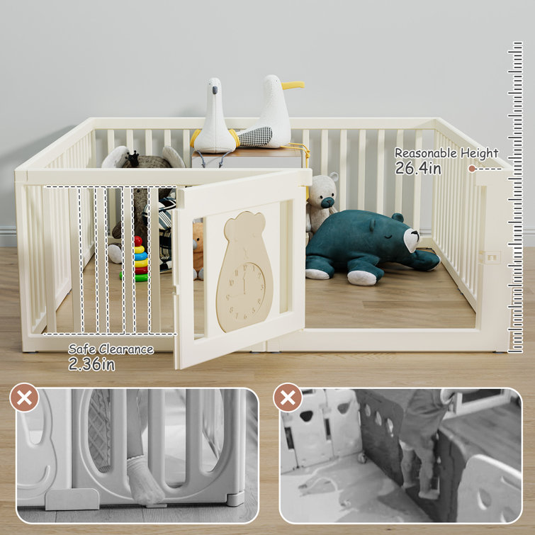 Albott Brile Albott Foldable Baby Playpen Kid Activity Center with