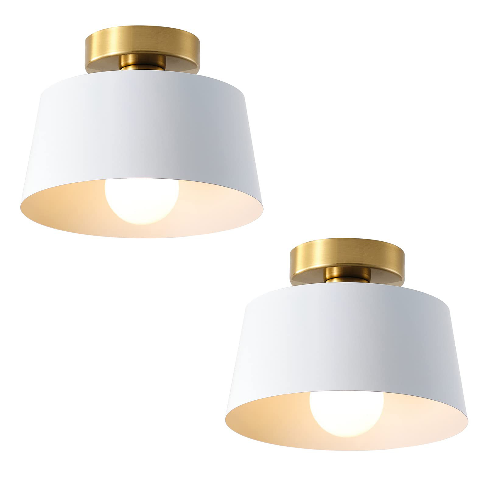 Everly Quinn Ceiling Light Fixture, Hallway Ceiling Light With Gold ...