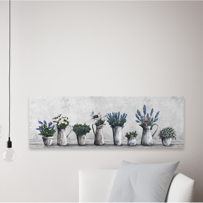 Lavender - Wrapped Canvas Painting, 61cm H x 182cm W x 3.81cm D