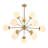 Arisai Andreau 12-Light Dimmable Sputnik Sphere Chandelier-80314077-80314066