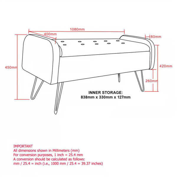 Dimensions du produit