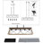 Deizel 5-Light Metal Linear Pendant-68211090