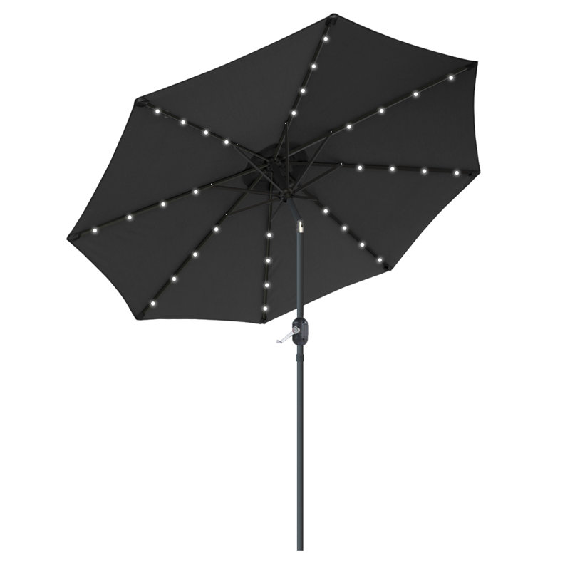 270cm Market Parasol, Black