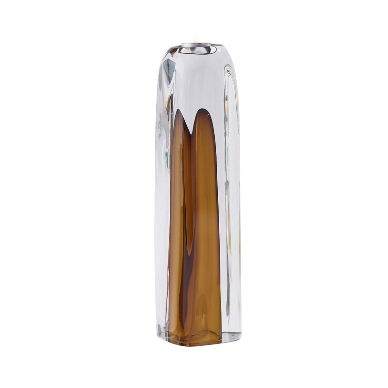 Glass Table Vase, Overall Height-  15.50"