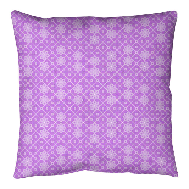 Coussin de sol Katelyn Elizabeth, 28 po x 28 po, Mauve