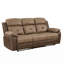 Canapé inclinable en microfibre rembourré en bois massif avec canapé 1 pièce