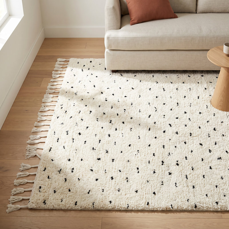 Kyra Wool Geometric Indoor Rug, Rectangle 8' x 10'