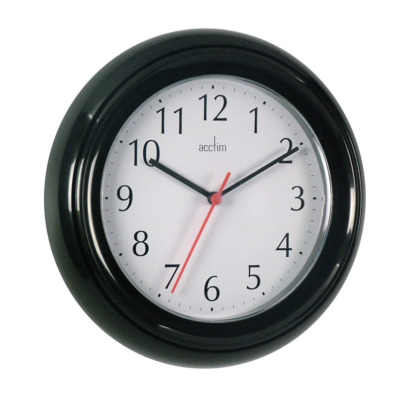 Wycombe Wall Clock, Black