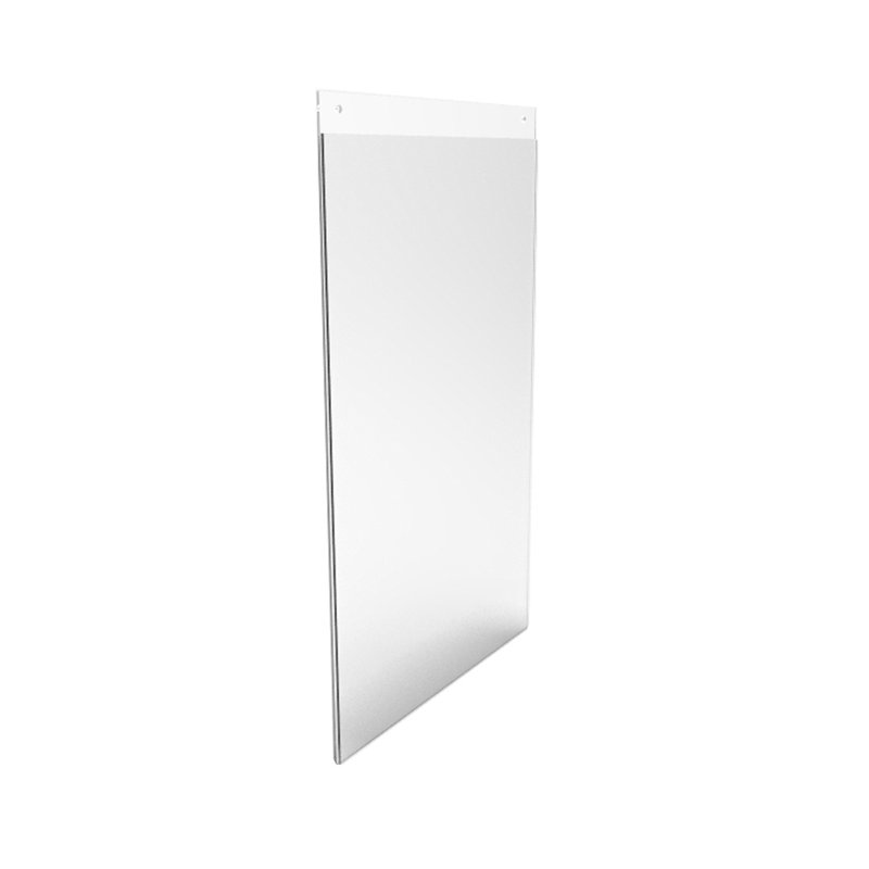 Porte-affiche mural 11 po x 17 po Porte-affiche mural en acrylique transparent