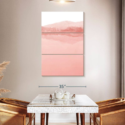 Aquarelle Avery II, nuances de rose I