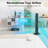 40 Inch Bladeless 60 Degree Oscillating Tower Fan With Aromatherapy Diffuser And Insertable Remote, Features With 38Db Low Noise Operating, 15H Timing, WIFI Control, Black