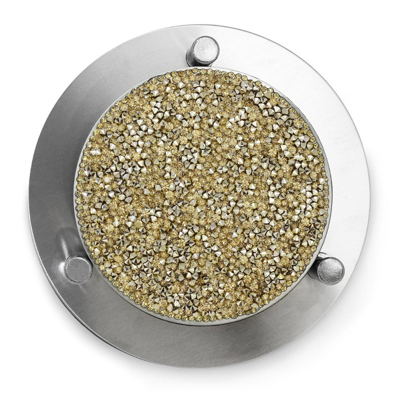 Ensemble de sous-verres lumineux, Doré
