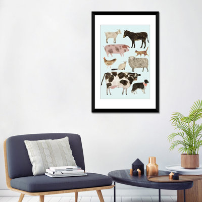 « barnyard bud ii », reproduction d’impression sur toile