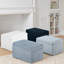 Grand banc de repose-pieds avec rangement en velours côtelé, repose-pieds rectangulaire avec rangement caché pour la chambre à coucher, le salon ou le vestibule-1296567116