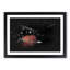 Electric Guitar In The Shadows Paint Splash - Framed Print-56915549-56915550