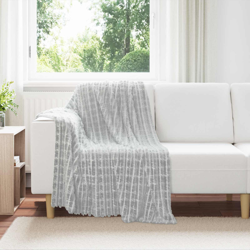 5.2-31 Throw Blanket, 150cm x 130cm, Grey