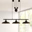 Cary 3 - Light Black Kitchen Island Pendant