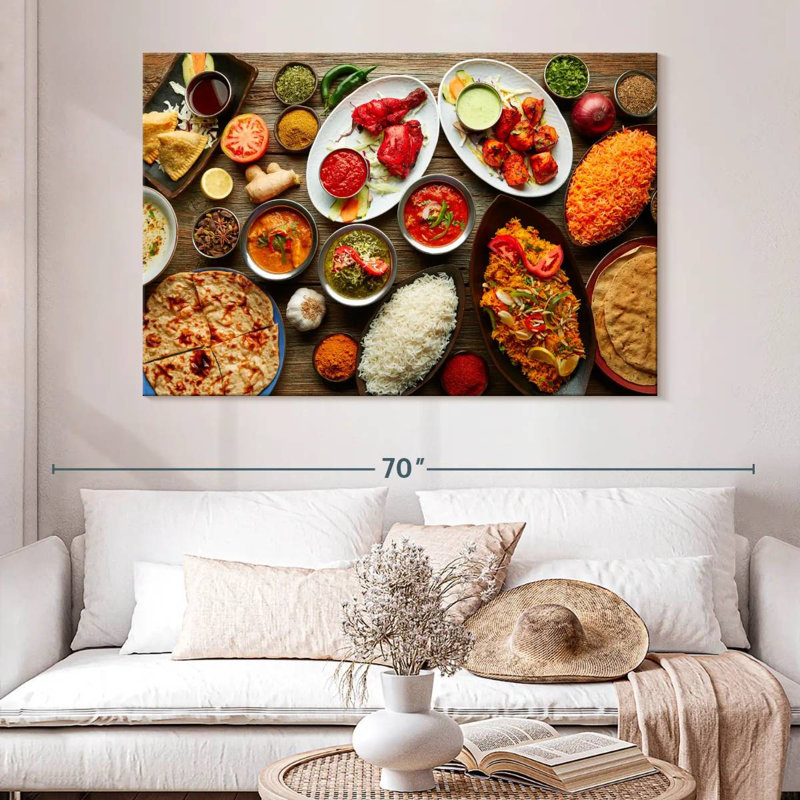 Yarlin Indian Cuisine Specialties, H 34 po x l 51 po