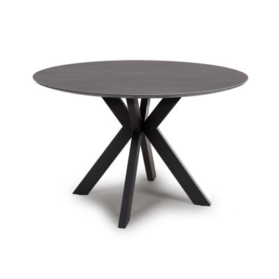 Hourani Round Metal Base Dining Table