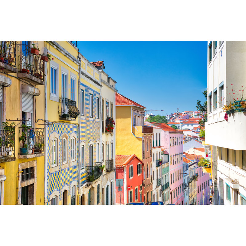 Airell Rossio Square by Elijah-Lovkoff - Wrapped Canvas Print, 30cm H x 46cm W x 3.8cm D