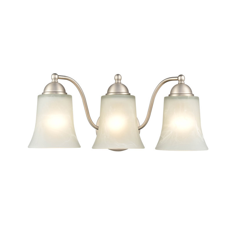 Remona 3 - Light Dimmable Vanity Light, Satin Nickel