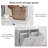 Wood Tilted Laundry Hamper