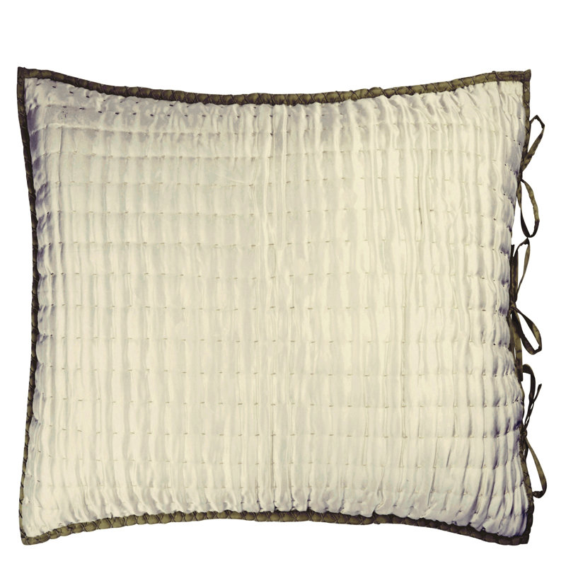 Chenevard  European Pillowcases, Espresso/Birch