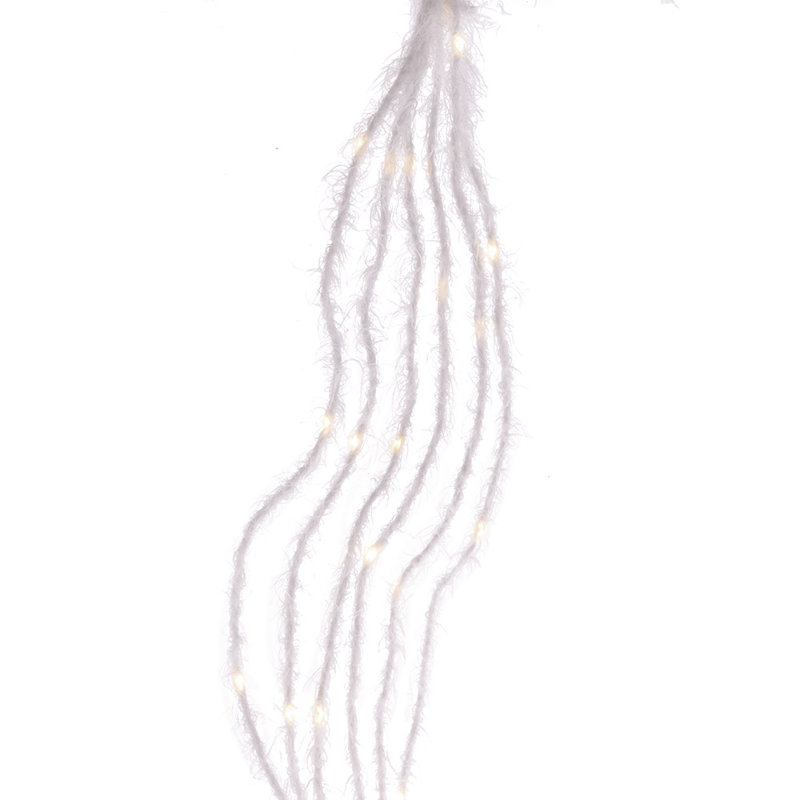 Cordon Fuzzy 120 lumières, Blanc cassé