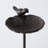 Aleana Metal Scallop Birdbath
