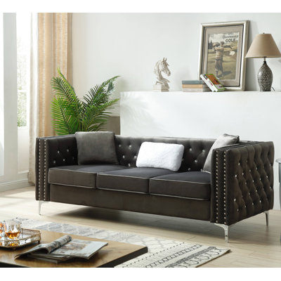 Glory Furniture Paige Sofa, Upholstered Sofa
