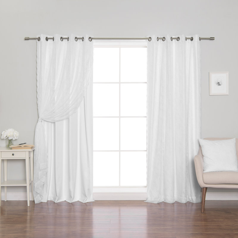 Fortney Sliding Panel Pair, 52" x 84", White