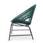 CONDESSA, PATIO EXTÉRIEUR, SIÈGE D'AMOUR EN Osier, PE PETIT RATOU ET CADRE EN FONTE, ENSEMBLE DE 1