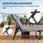 Chaise longue d'extérieur, chaise longue pliante