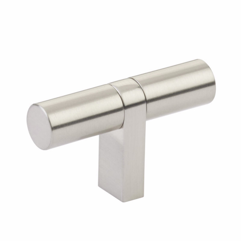 Select Bar Knob, Satin Nickel, 0.5