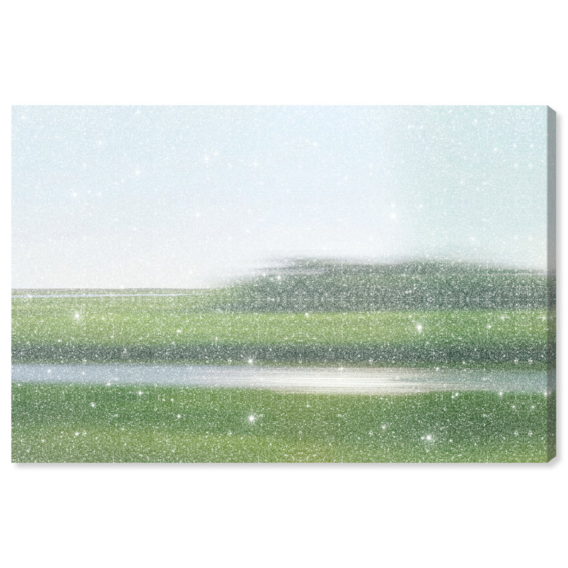 Velocity Meadow II Print by Oliver Gal, 10"H x 15"W, Gallery Wrapped