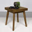 Table d'appoint carrée en bois (table incluse seulement)