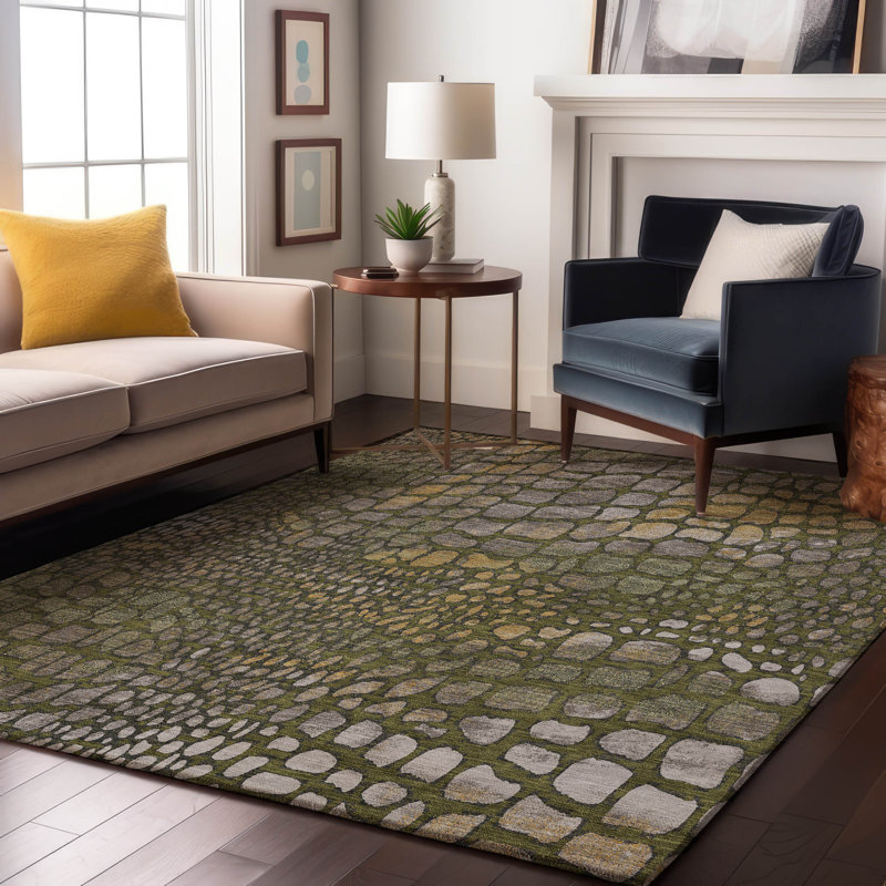Tapis de qualité supérieure lavable à la machine Lukas AMF988, Rectangle 10 pi x 14 pi
