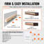 Ebern Designs 72" Floating Fireplace Mantel-326846354