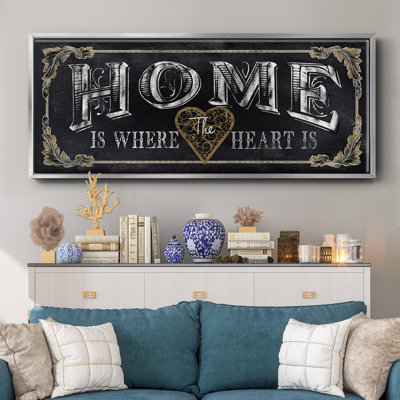 Home- Framed Canvas