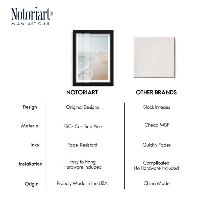 «Clouded Coast Shadowbox» par Notoriart, Noir, H 16 po x l 11 po